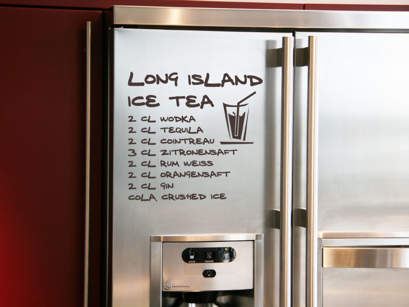 Wandtattoo Long Island Ice Tea