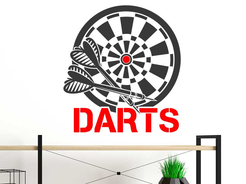 Wandtattoo Darts