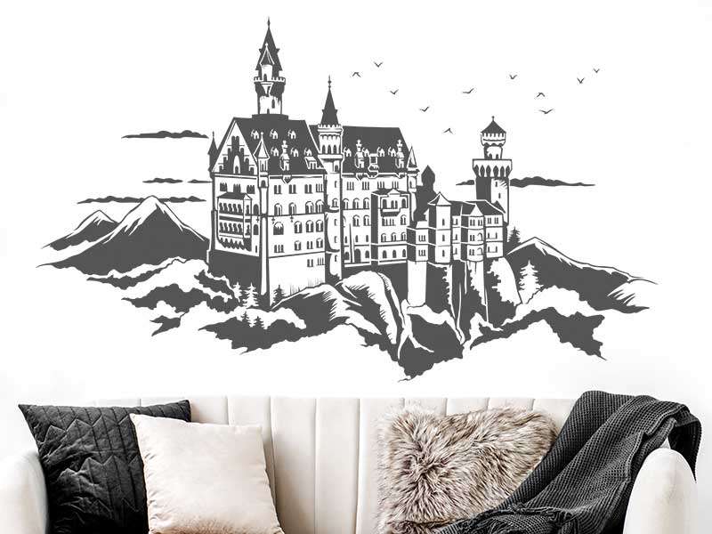 Wandtattoo Schloss Neuschwanstein