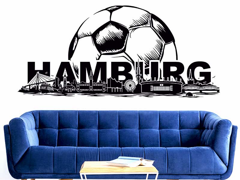 Wandtattoo Fußball Hamburg