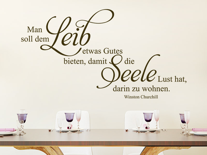 Wandtattoo Man soll...
