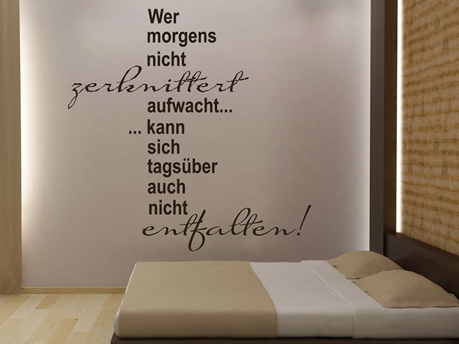 Lustige Wandtattoo Sprüche witzig & humorvoll Wandtattoos.de