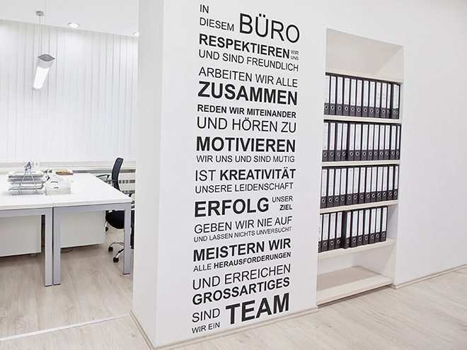 Wandsprüche Wandtattoo Sprüche große Auswahl