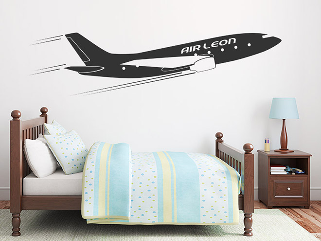 Wandtattoo Kinderzimmer Flugzeug