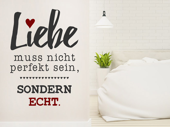 Wandtattoo Sprüche zur Liebe Liebessprüche Wandtattoos.de