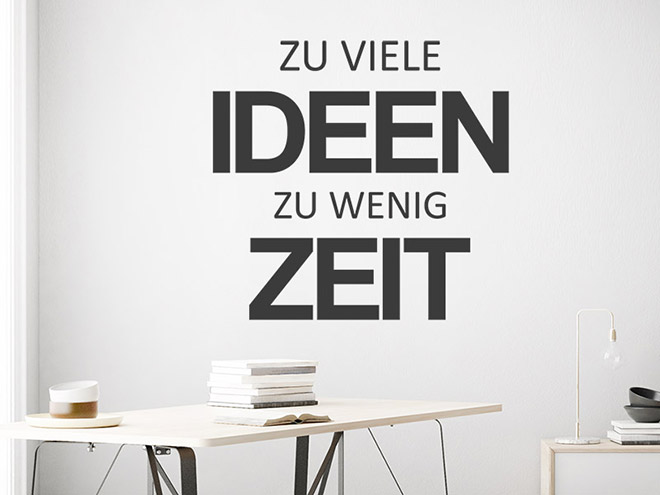 Wandtattoo Sprüche für Firma, Arbeit & Büro Wandtattoos.de