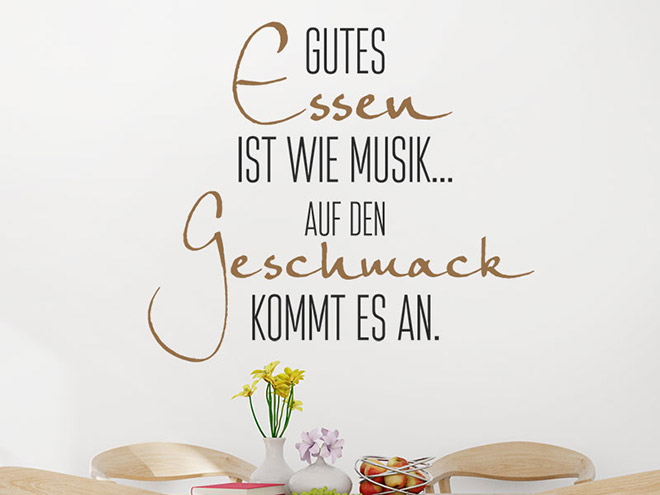 Wandtattoo Sprüche für die Küche Essen & Trinken Wandtattoos.de