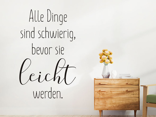 Wandtattoo Sprüche für Firma, Arbeit & Büro Wandtattoos.de