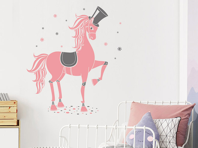 Einhorn Wandaufkleber Wandtattoo Aufkleber Einhorn Power Pups Wow Pony Pferd Leben Nervt Glitzer