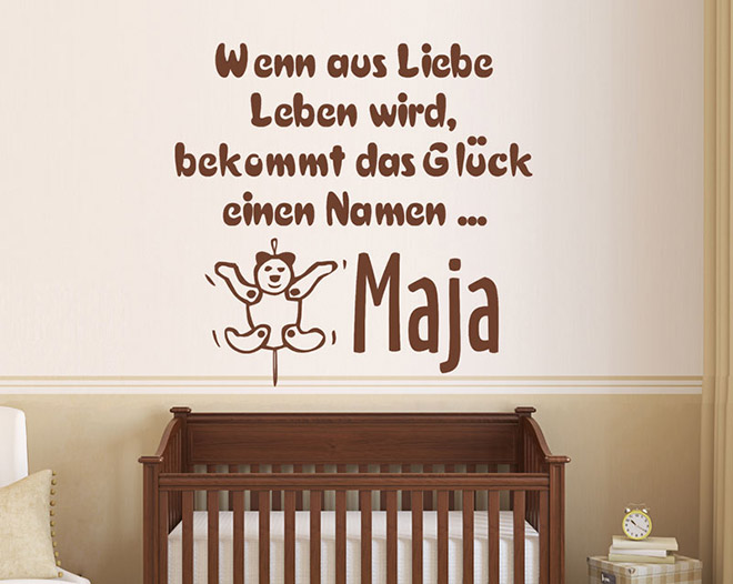 Wandtattoo Wenn aus Liebe leben wird Wandtattoos.de