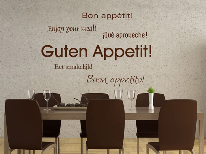 Wie Sagt Man Guten Appetit Auf Englisch www.wandtattoos.de