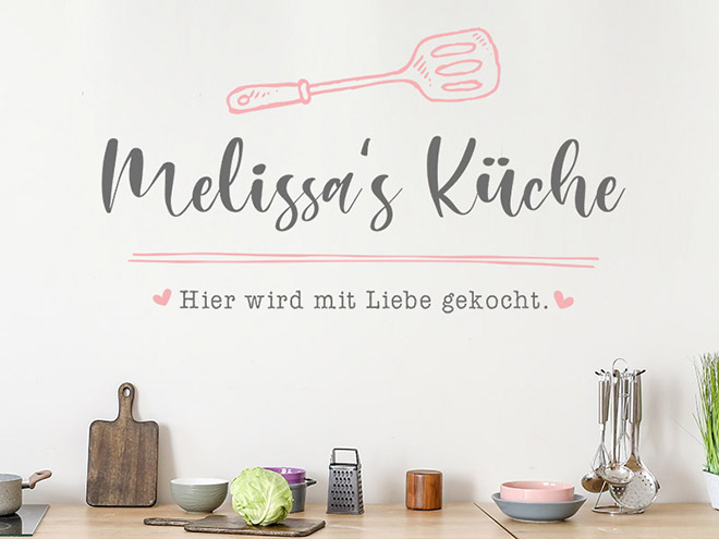 Küchen Wandtattoos | anregende Worte für die Küche | Wandtattoos.de