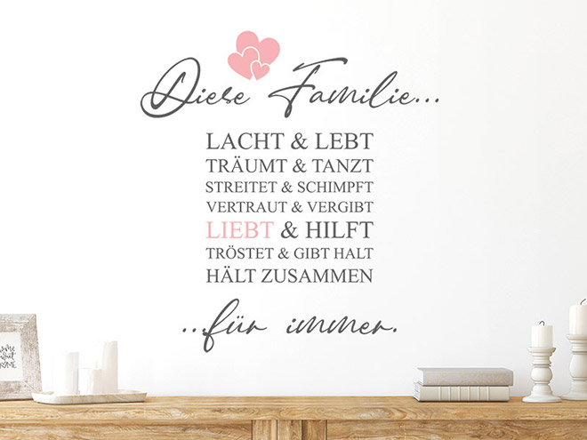 Wandtattoo Inspirationen geistreiche Sprüche Wandtattoos.de