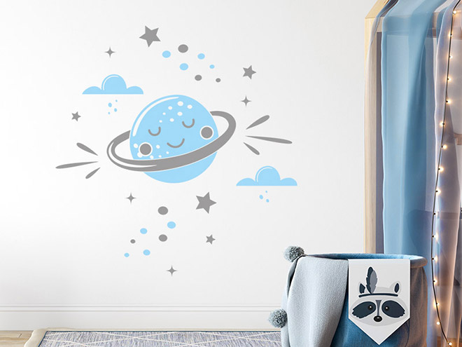 Wandtattoo Nachthimmel Babyzimmer | Wandtattoos.de