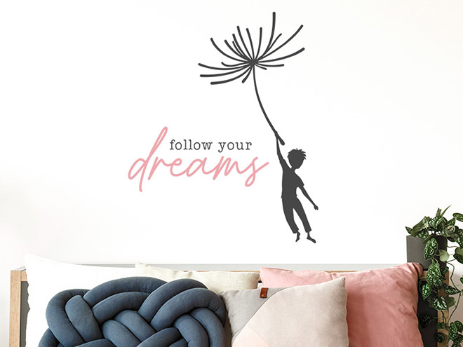 Wandtattoo Inspirationen geistreiche Sprüche Wandtattoos.de