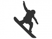 Wandtattoo Snowboarder Motivansicht