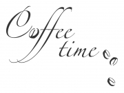 Wandtattoo Coffee time Motivansicht