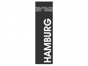 Wandtattoo Wandbanner Hamburg Motivansicht