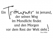 Wandtattoo Ein Träumer... Motivansicht