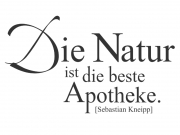 Wandtattoo Die Natur... Motivansicht