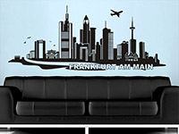 Wandtattoo Skyline Frankfurt am Main