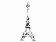 Wandtattoo Eiffelturm Paris Motivansicht