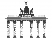 Wandtattoo Brandenburger Tor Berlin Motivansicht
