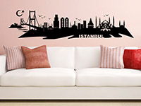 Wandtattoo Istanbul Skyline