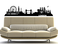 Wandtattoo London Skyline