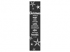 Wandtattoo Wandbanner Christmas waves a magic wand... Motivansicht