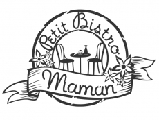 Wandtattoo Button Petit Bistro Maman Motivansicht