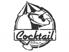Wandtattoo Button Cocktail Bar Motivansicht