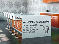 Wandtattoo White Russian