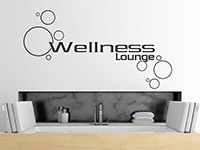 Wandtattoo Wellness Lounge