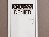 Wandtattoo Access denied