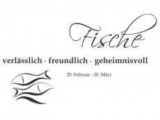 Wandtattoo Sternzeichen Fische Motivansicht