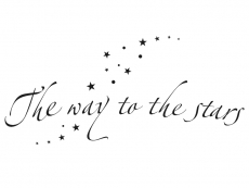 Wandtattoo Way to the stars Motivansicht