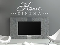 Wandtattoo Home Cinema