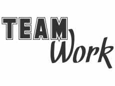 Wandtattoo Teamwork Motivansicht