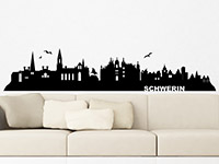 Wandtattoo Skyline Schwerin