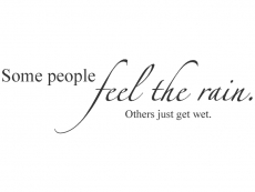 Wandtattoo Feel the rain Motivansicht