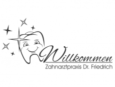 Wandtattoo Willkommen mit Zahn und Wunschtext Motivansicht