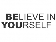 Wandtattoo Believe in yourself Motivansicht