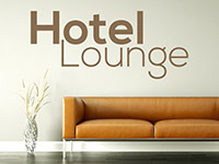 Wandtattoo Hotel Lounge