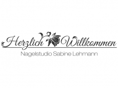 Wandtattoo Nagelstudio Herzlich Willkommen mit Wunschname Motivansicht