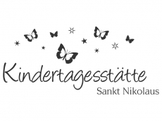 Wandtattoo Kindertagesstätte mit Wunschtext Motivansicht