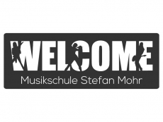 Wandtattoo Welcome Musikschule Motivansicht