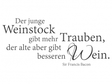 Wandtattoo Der junge Weinstock... Motivansicht