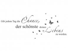 Wandtattoo Gib jedem... Motivansicht