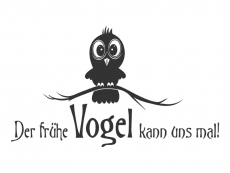 Wandtattoo Der frühe Vogel kann uns... Motivansicht